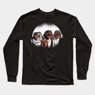 Australian Shepherd Dog Long Sleeve T-Shirt